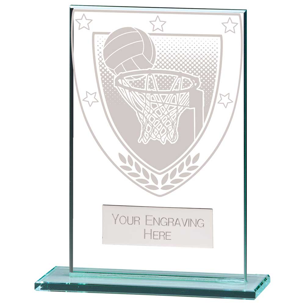 Netball Etched Glass Award