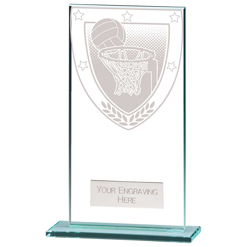 Netball Etched Glass Award