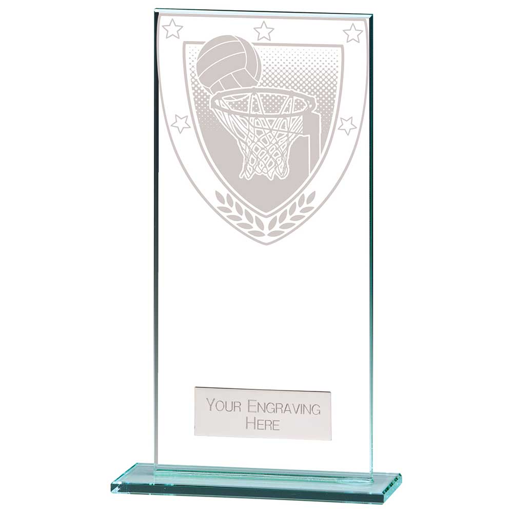 Netball Etched Glass Award