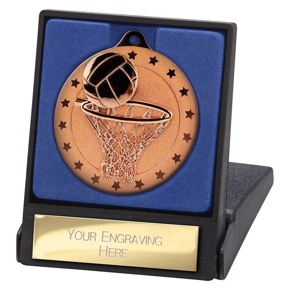 Netball Medal in Presentation Box