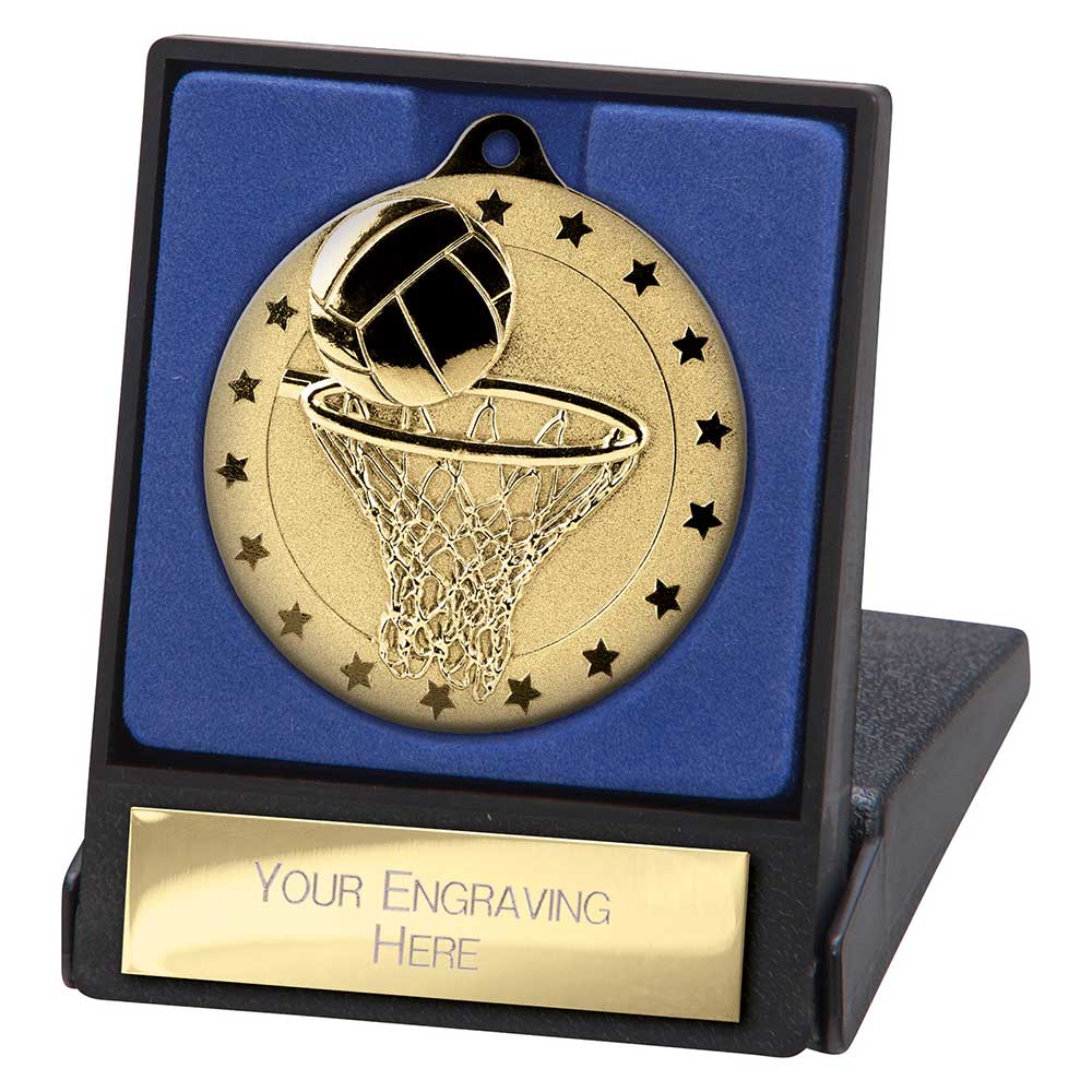 Netball Medal in Presentation Box
