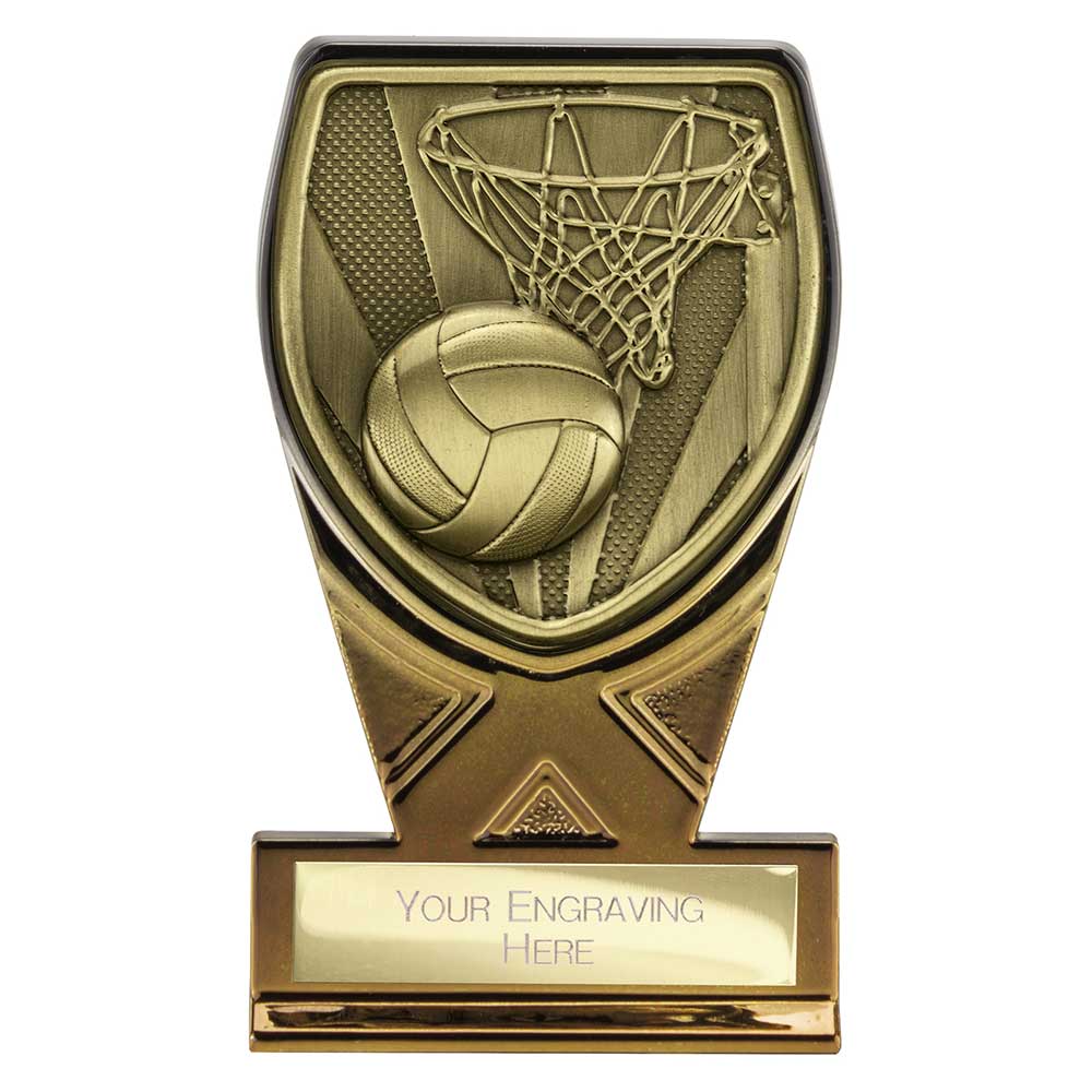 Netball Fusion Trophy – Black & Gold