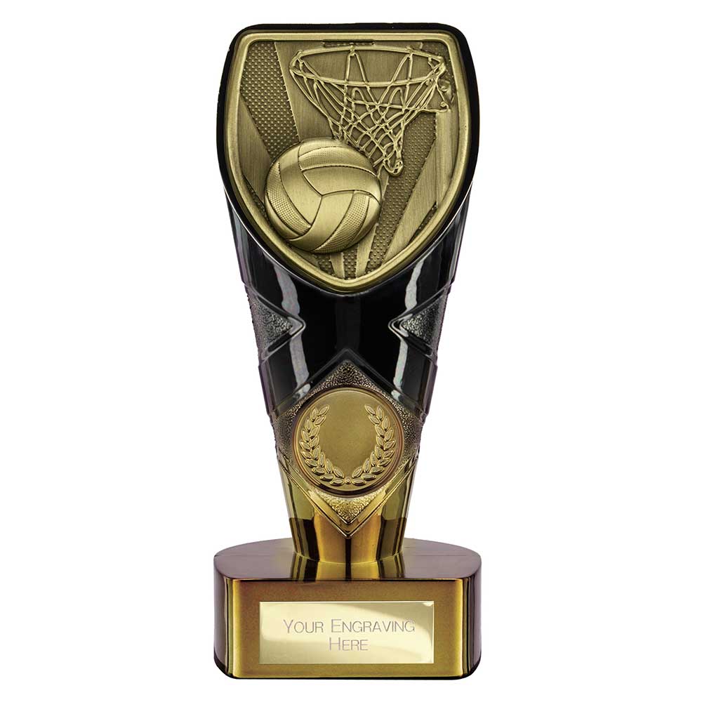 Netball Fusion Trophy – Black & Gold