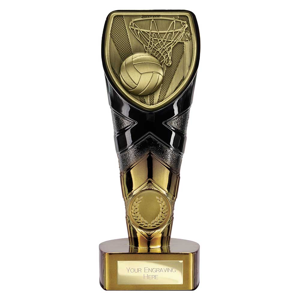Netball Fusion Trophy – Black & Gold