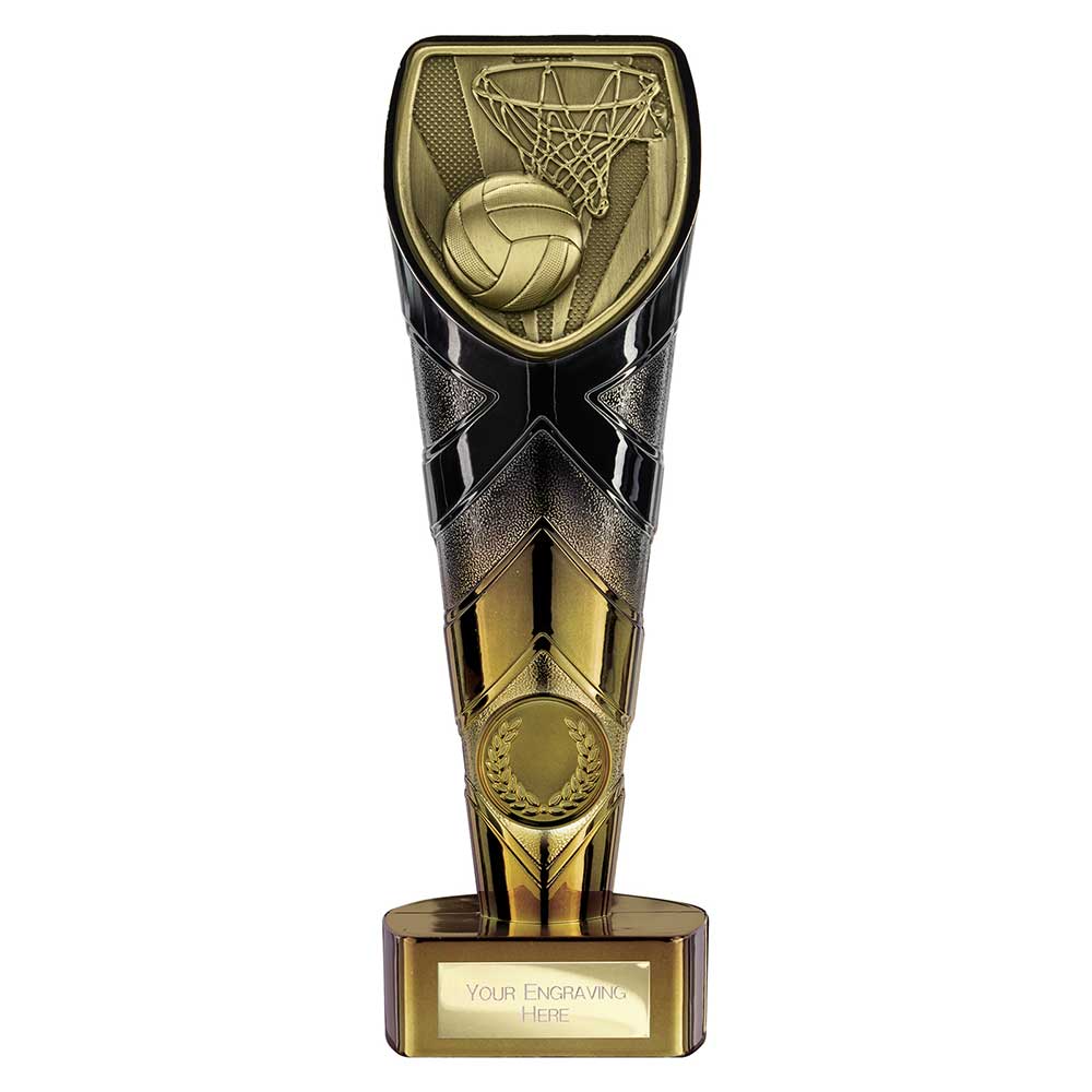 Netball Fusion Trophy – Black & Gold