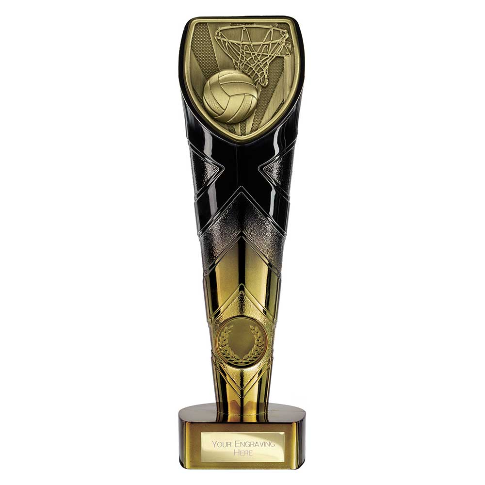 Netball Fusion Trophy – Black & Gold