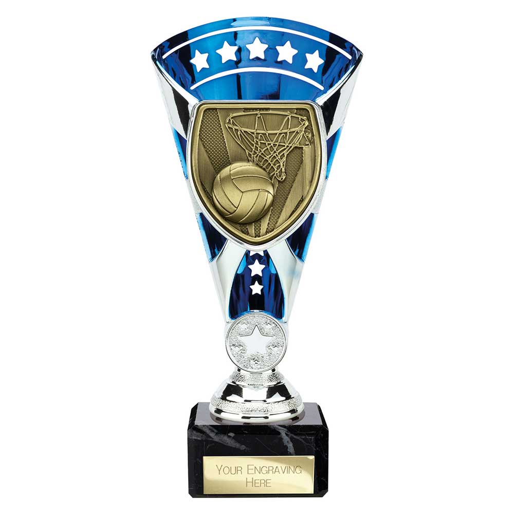 Netball Cup – Blue & Silver