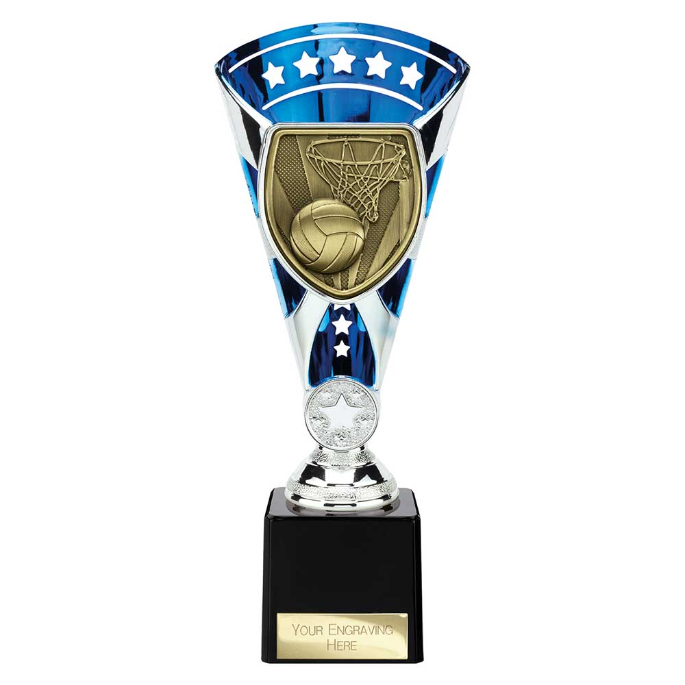 Netball Cup – Blue & Silver