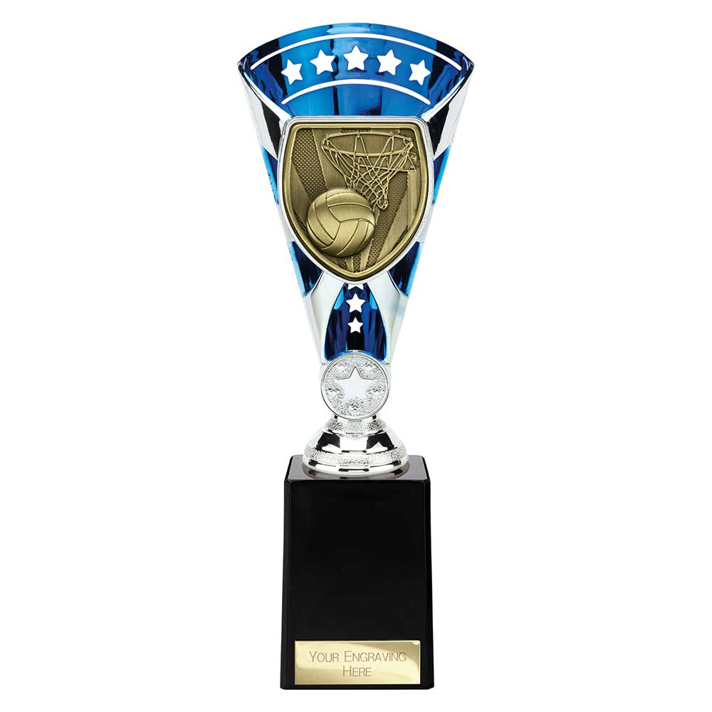 Netball Cup – Blue & Silver